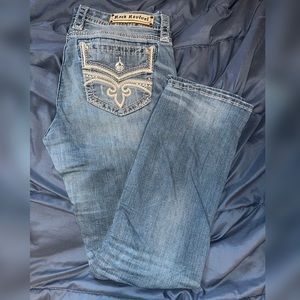 Women’s Rock Revival Straight Leg Jeans. Size 34